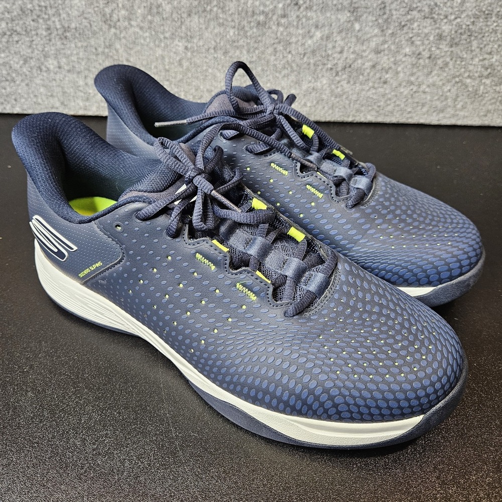 Skechers Mens Skx Slip In Sneakers Blue Size 12 Comfort Hands Free